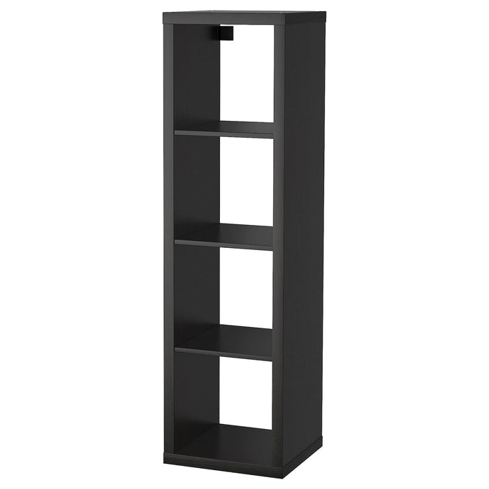 KALLAX Shelving unit, black-brown, 42x147 cm, 90351890