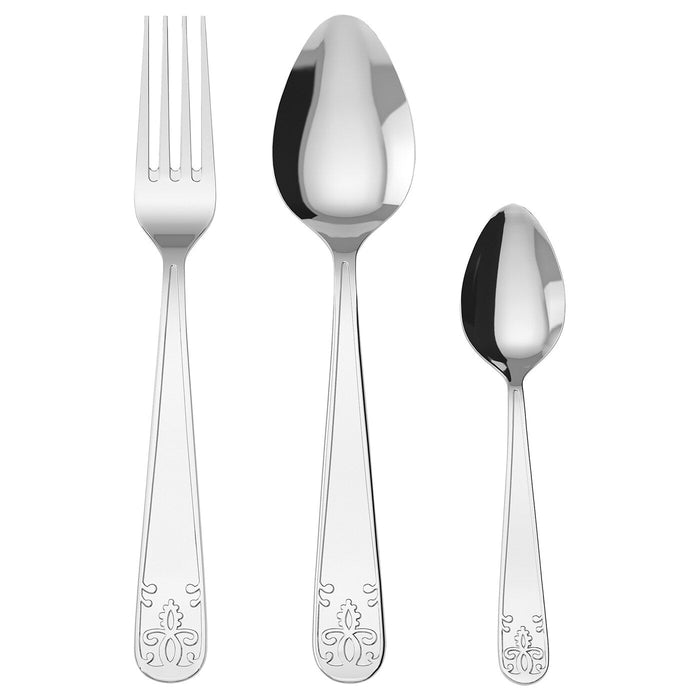 ATBART 18-piece cutlery set, stainless steel, 90396619