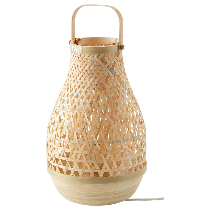 MISTERHULT Table lamp, bamboo/handmade, 36 cm, 90437629