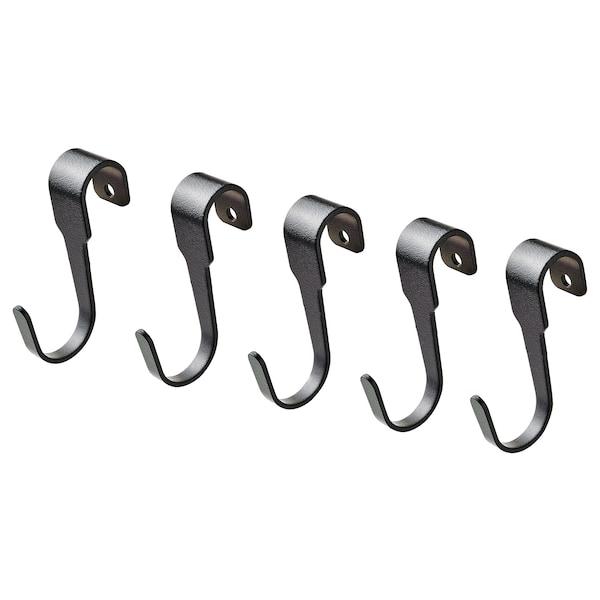 HULTARP Hook, black 7 cm, 90444446