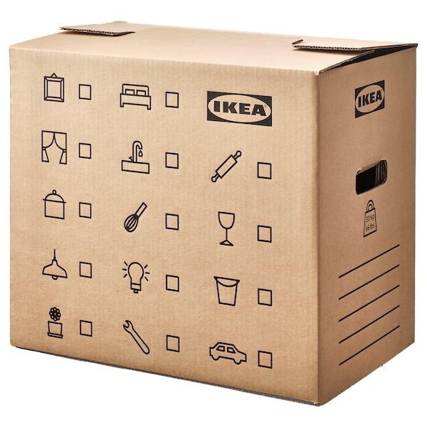 DUNDERGUBBE Moving box, brown 50x31x40 cm, 90477050