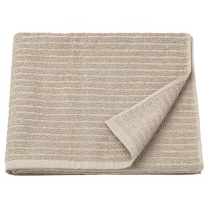 VAGSJON bath towel, light beige, 70x140 cm, 90494610