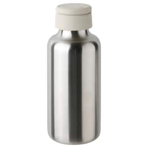 ENKELSPARIG water bottle, stainless steel/beige, 0.5 L, 90497213