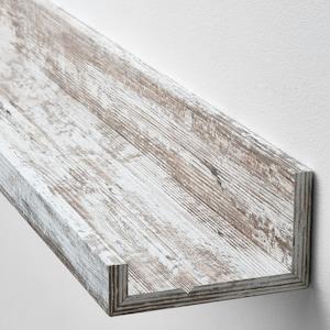 MOSSLANDA picture ledge, white stained pine effect, 90497816