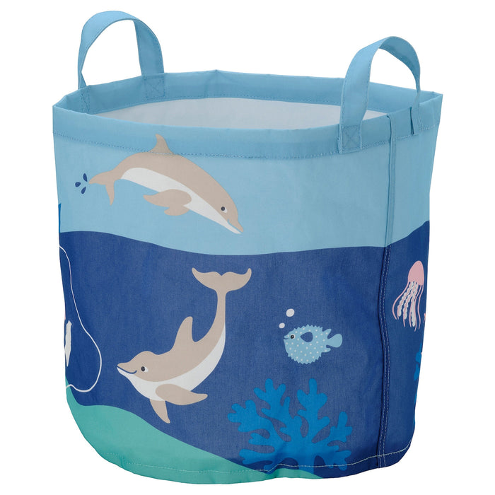 BLAVINGAD Storage bag, ocean animals pattern/multicolour, 90528380
