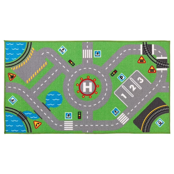 STORABO rug, green, 75x133 cm, 30356824