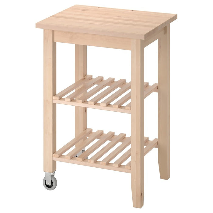 BEKVAM Kitchen trolley, birch, 58x50 cm, 10240349