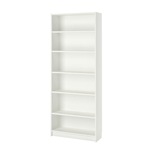 BILLY Bookcase, white, 80x28x202cm