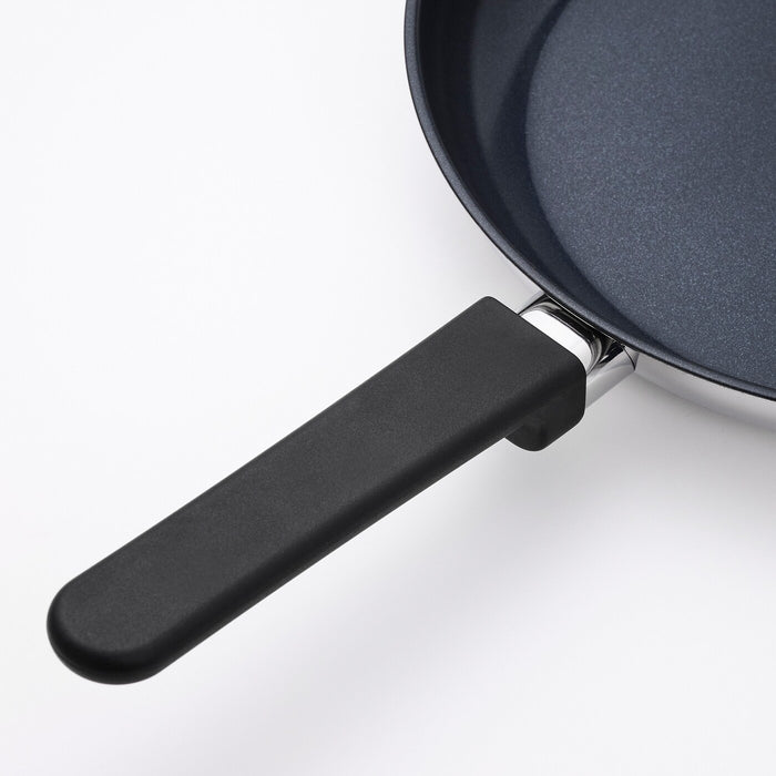 MIDDAGSMAT frying pan, non-stick coating/stainless steel, 28cm