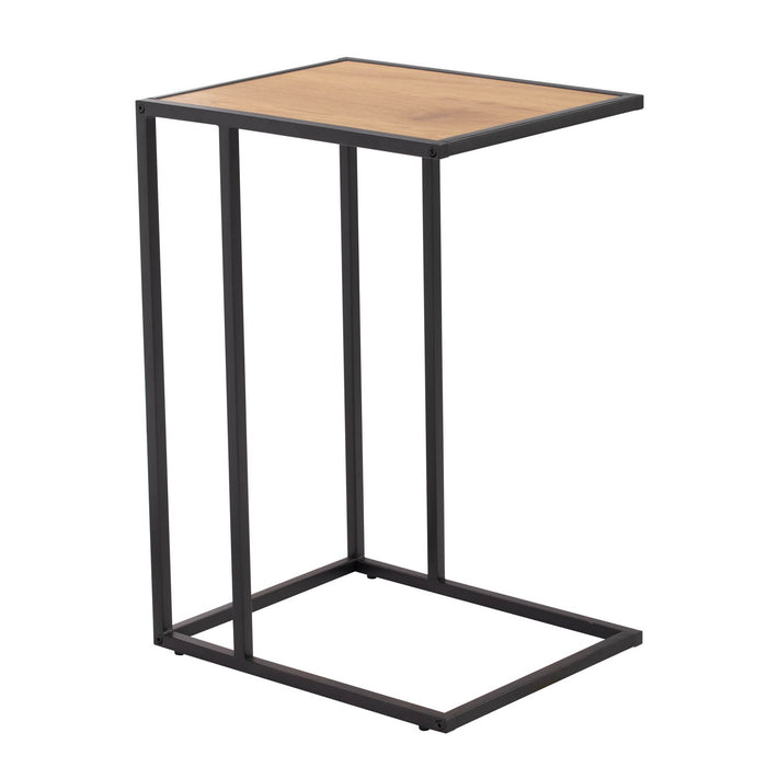 BRADFORD Laptop Table, black/brown, 43x35x63 cm, 121001