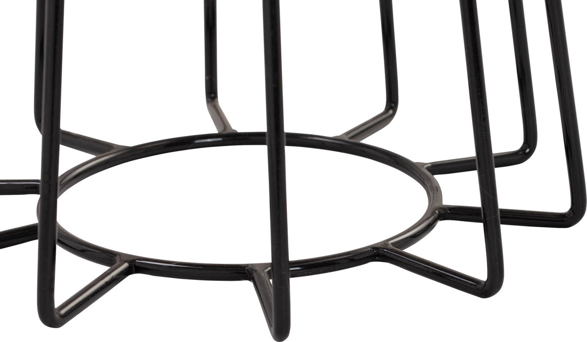 CYRUS Coffee table, Black/bronze, 80cm, 132040