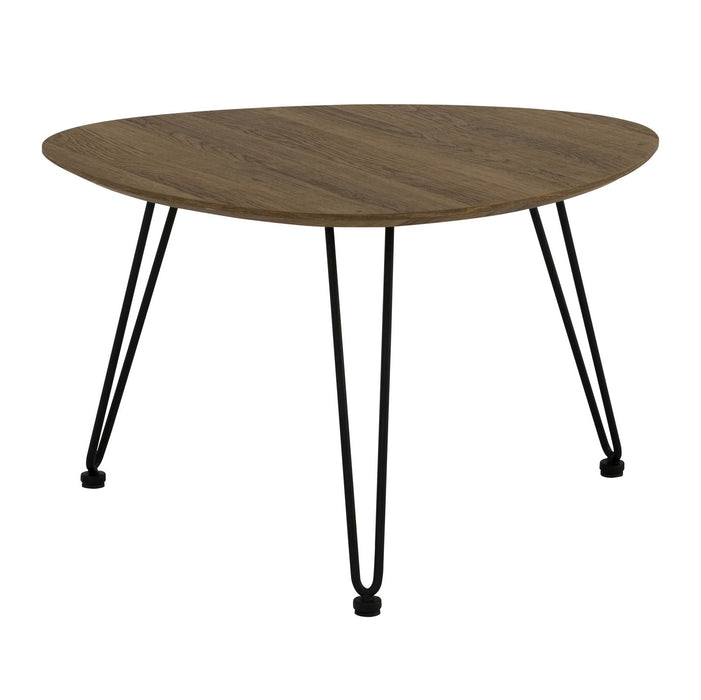 CORWIN Coffee table medium, Black/cocoa, 68x67x43 cm, 132088