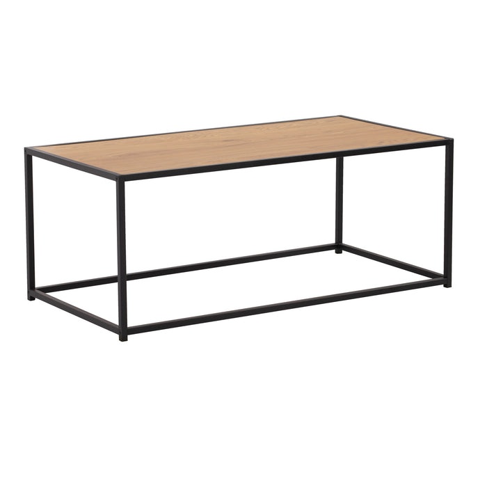 BRADFORD Coffee table, black/brown, 100x50x40 cm, 133043