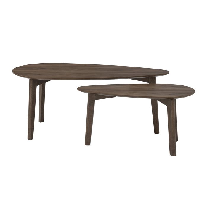 PANRA Coffee table, Set of 2, Oak, 133063