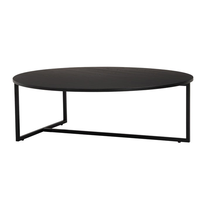 TURNER Coffee table, black/black ash, 100cm, 133098