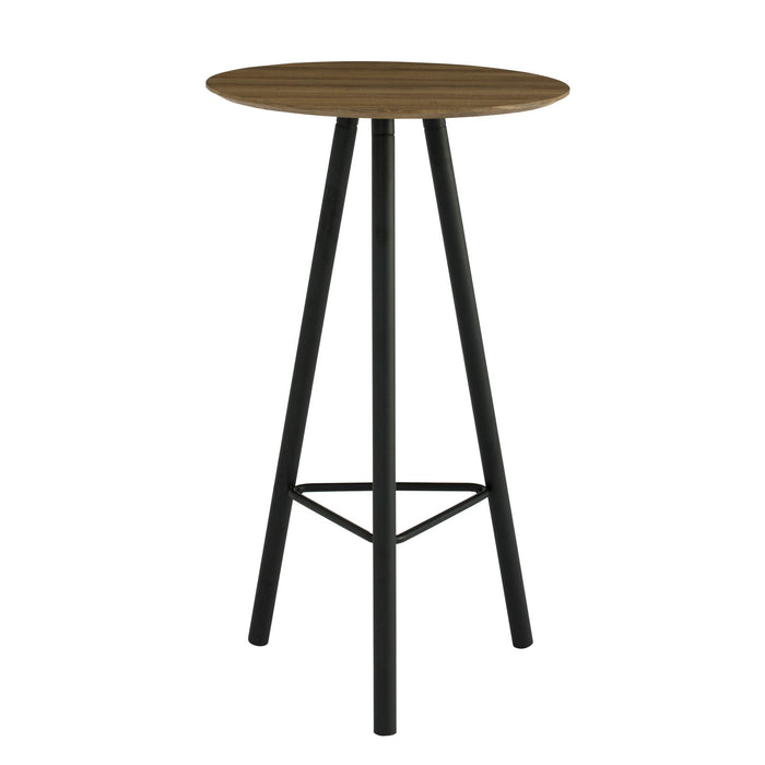 TAIJO Bar Table, black/cocoa, 104 cm, 142007