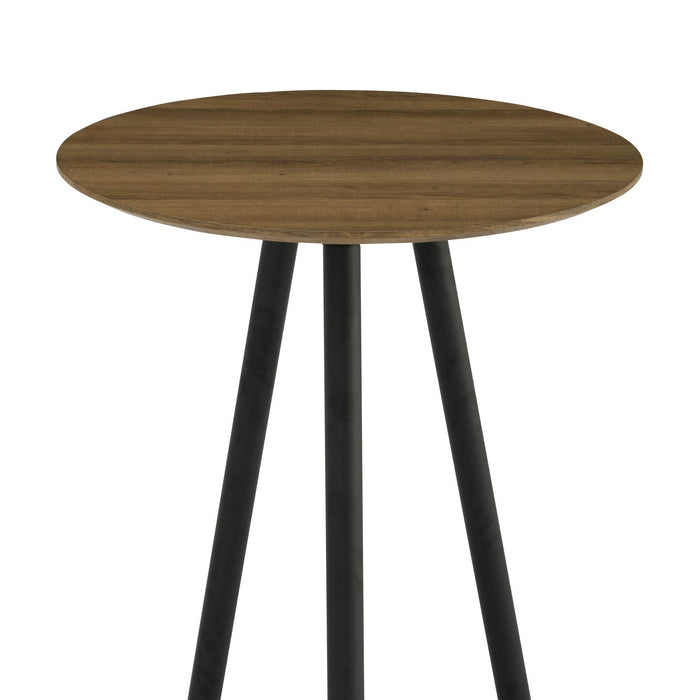 TAIJO Bar Table, black/cocoa, 104 cm, 142007