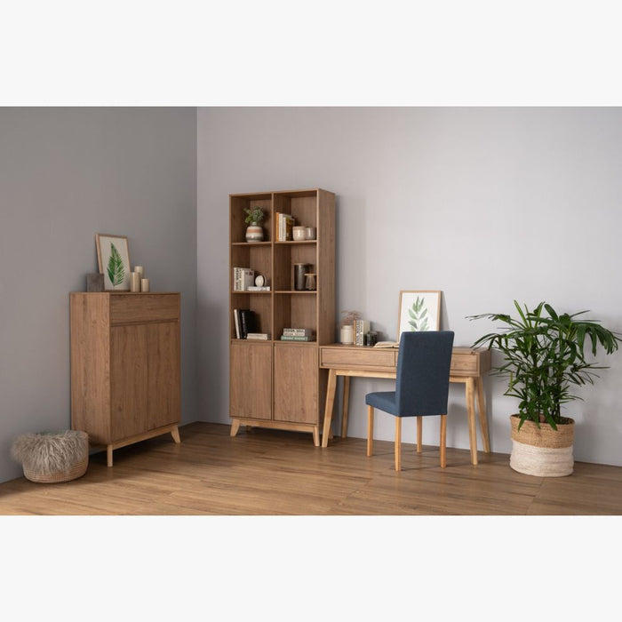 HIRADO Console table, Oak/Walnut, 120x40x76.5 cm, 124058