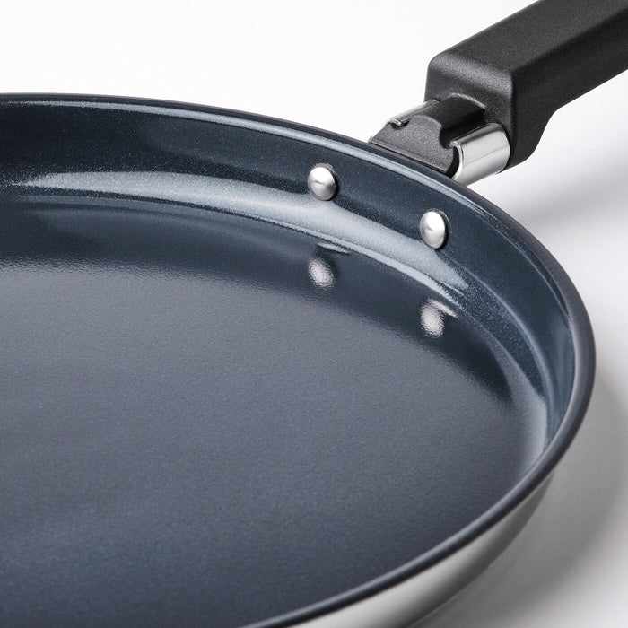 MIDDAGSMAT crepe-/pancake pan, non-stick coating/stainless steel, 24 cm