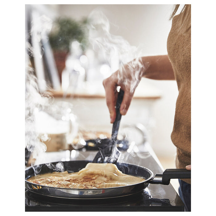 MIDDAGSMAT crepe-/pancake pan, non-stick coating/stainless steel, 24 cm