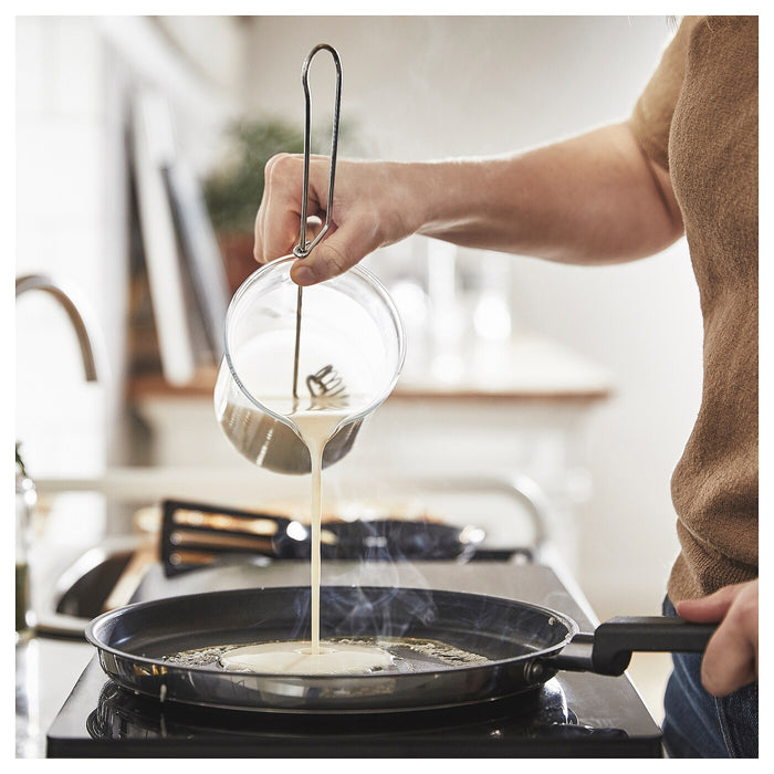 MIDDAGSMAT crepe-/pancake pan, non-stick coating/stainless steel, 24 cm