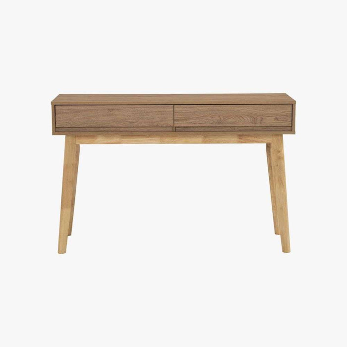 HIRADO Console table, Oak/Walnut, 120x40x76.5 cm, 124058