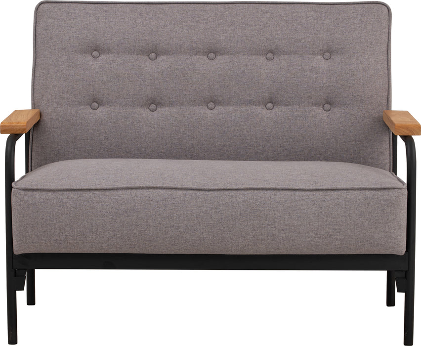 DARYL 2-seater sofa, Grey, 112x79x87 cm, 232187