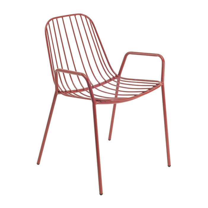 NERISSA Chair, matt red, 52x51.5x77.5 cm