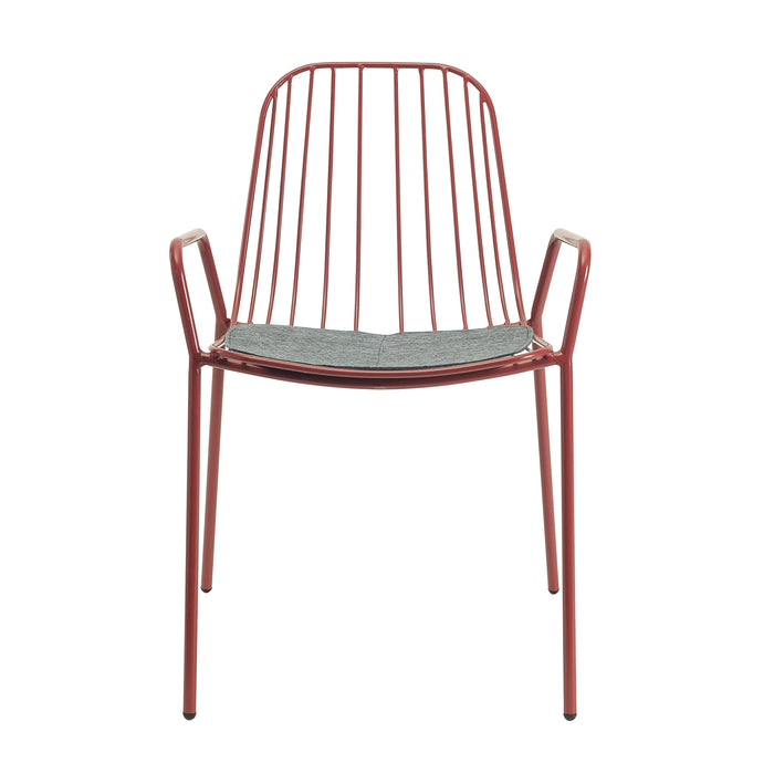 NERISSA Chair, matt red, 52x51.5x77.5 cm