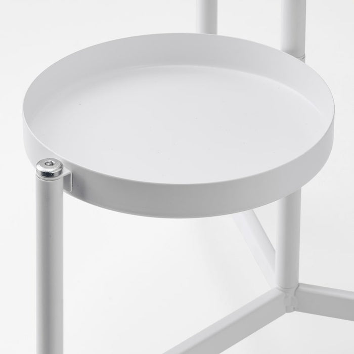 OLIVBLAD Plant stand, in/outdoor white, 58 cm