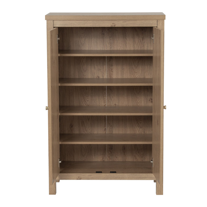 RHODES Multi Functional Cabinet, Oak, 80x39x123 cm, 332002