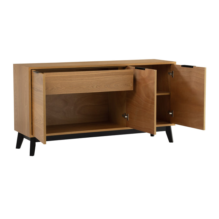 MALTON Sideboard, oak, 143x40x75 cm, 344011