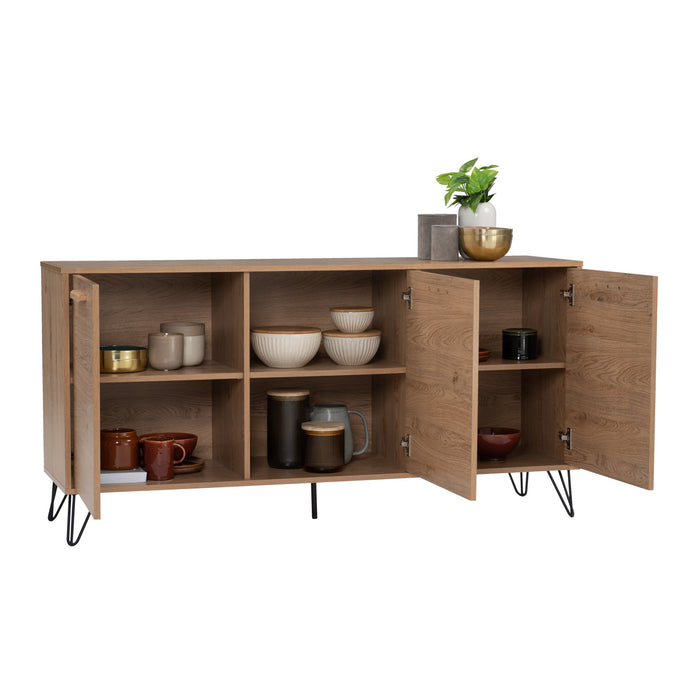 SAMOS Sideboard, oak, 149x40x74.4 cm, 344029