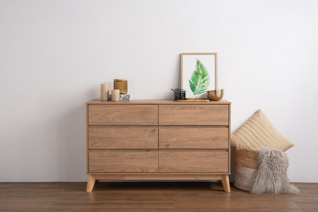 HIRADO sideboard, natural, 120x40x75cm, 344031