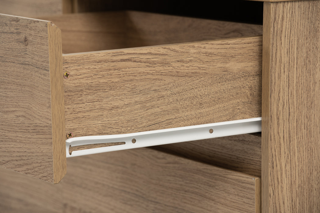 HIRADO Sideboard 9 drawers , natural, 150x40x75 cm, 345050