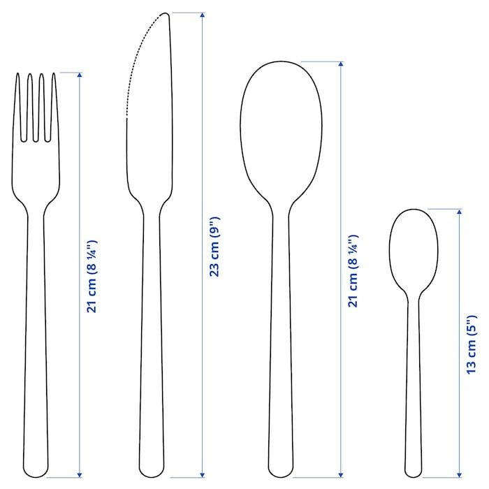 DATA 24-piece cutlery set