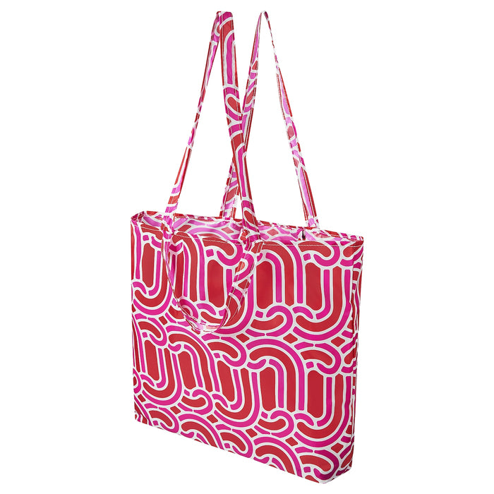 SOTRONN carrier bag, pink/red, 45x36 cm