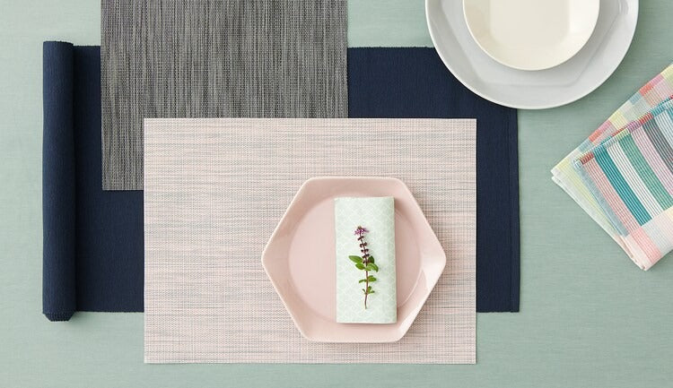 SNOBBIG Place mat, light pink, 45x33 cm