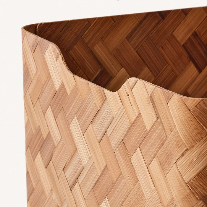 BULLIG Box, bamboo/brown, 25x32x25 cm