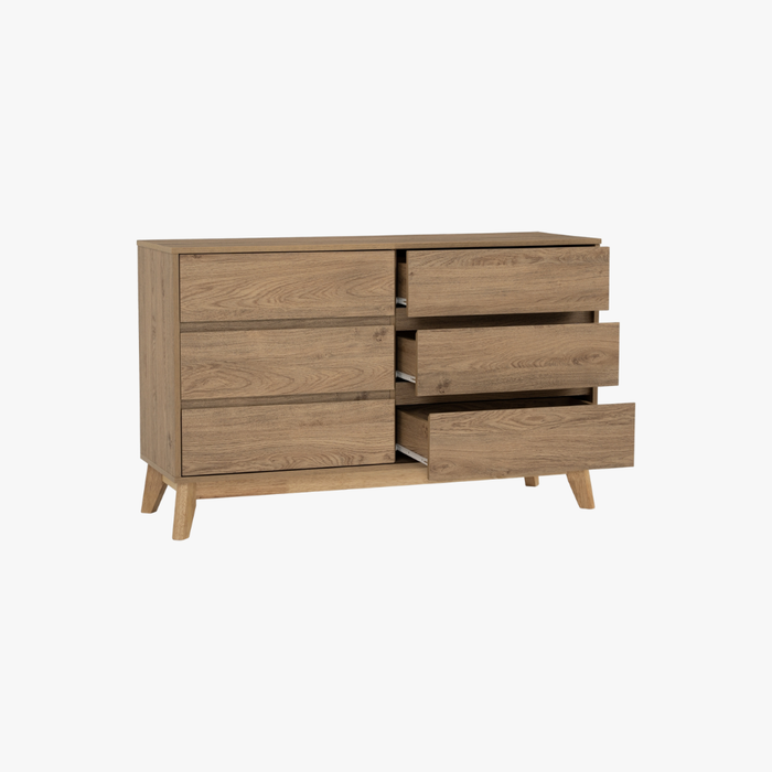 HIRADO sideboard, natural, 120x40x75cm, 344031