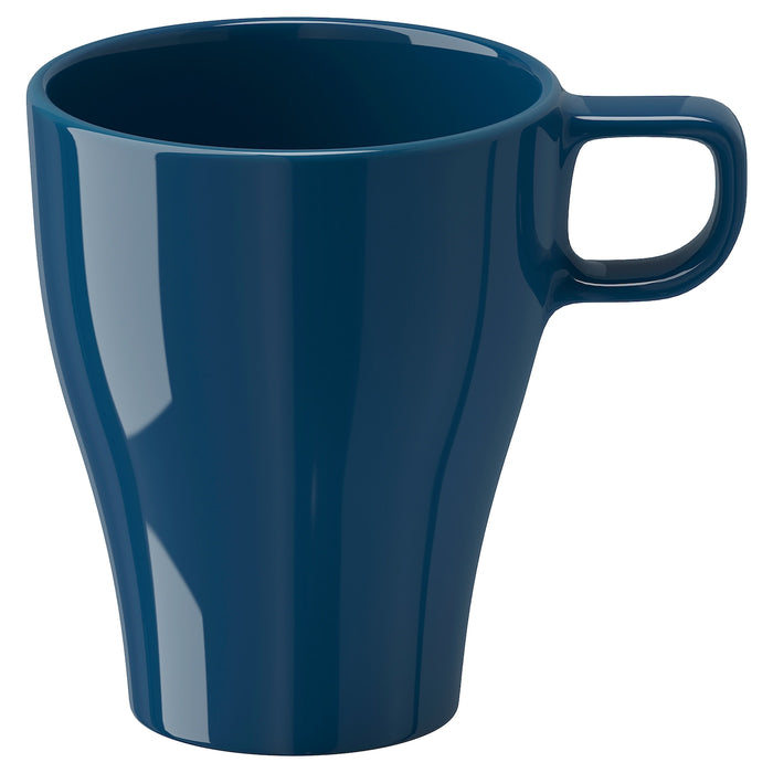 FARGRIK mug, dark turquoise, 25 cl