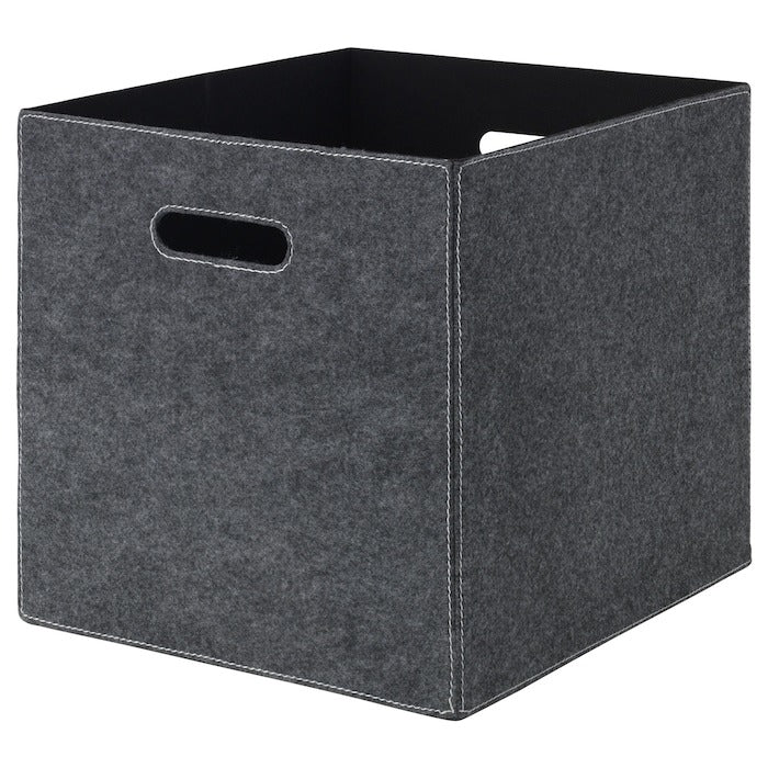 BLADDRA Box, grey, 33x38x33 cm