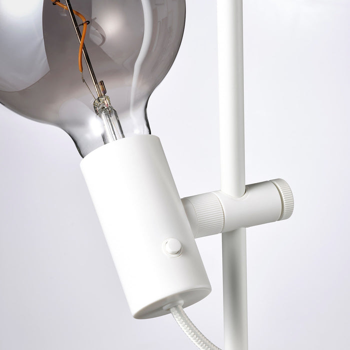 HARSLINGA floor lamp, white, 60538903