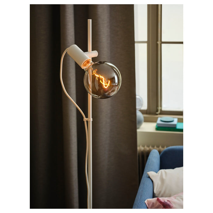 HARSLINGA floor lamp, white, 60538903