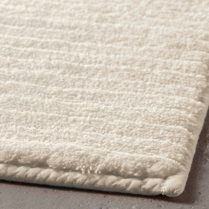 BRINASEN Bath mat, white, 50x80 cm