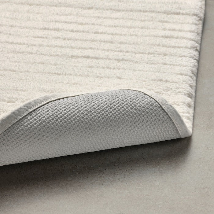 BRINASEN Bath mat, white, 50x80 cm