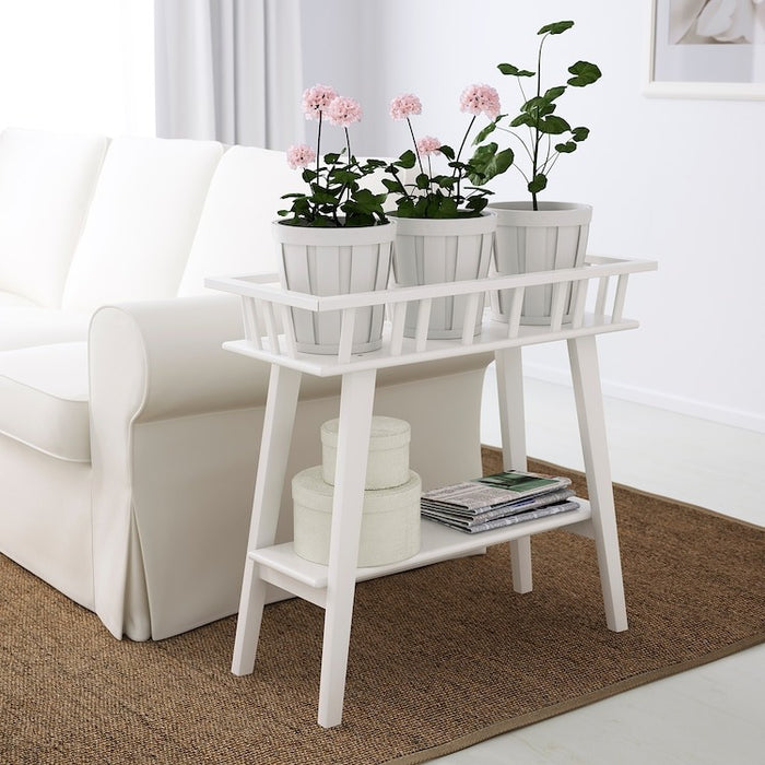 LANTLIV Plant stand, white, 68 cm