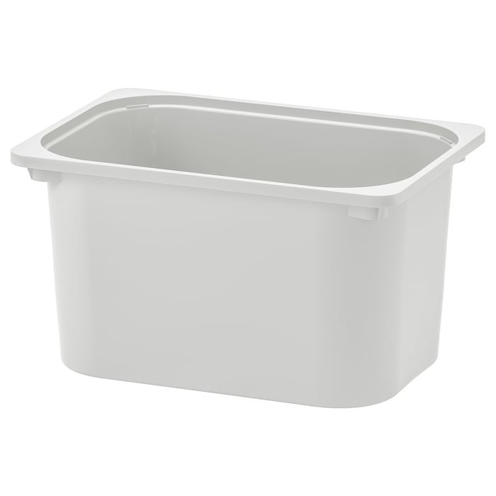 TROFAST Storage box, grey 42x30x23 cm