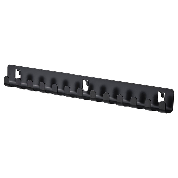 SKADIS hook rack, black