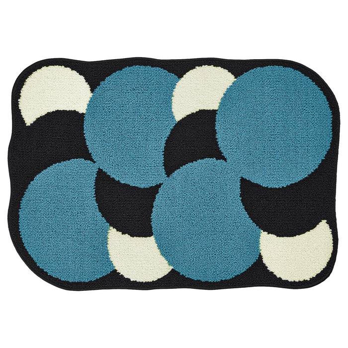 RALER door mat, blue, 40x60 cm